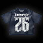 CATASTROPHE See-through Boxy Net T-Shirt
