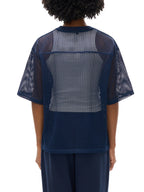 CATASTROPHE See-through Boxy Net T-Shirt